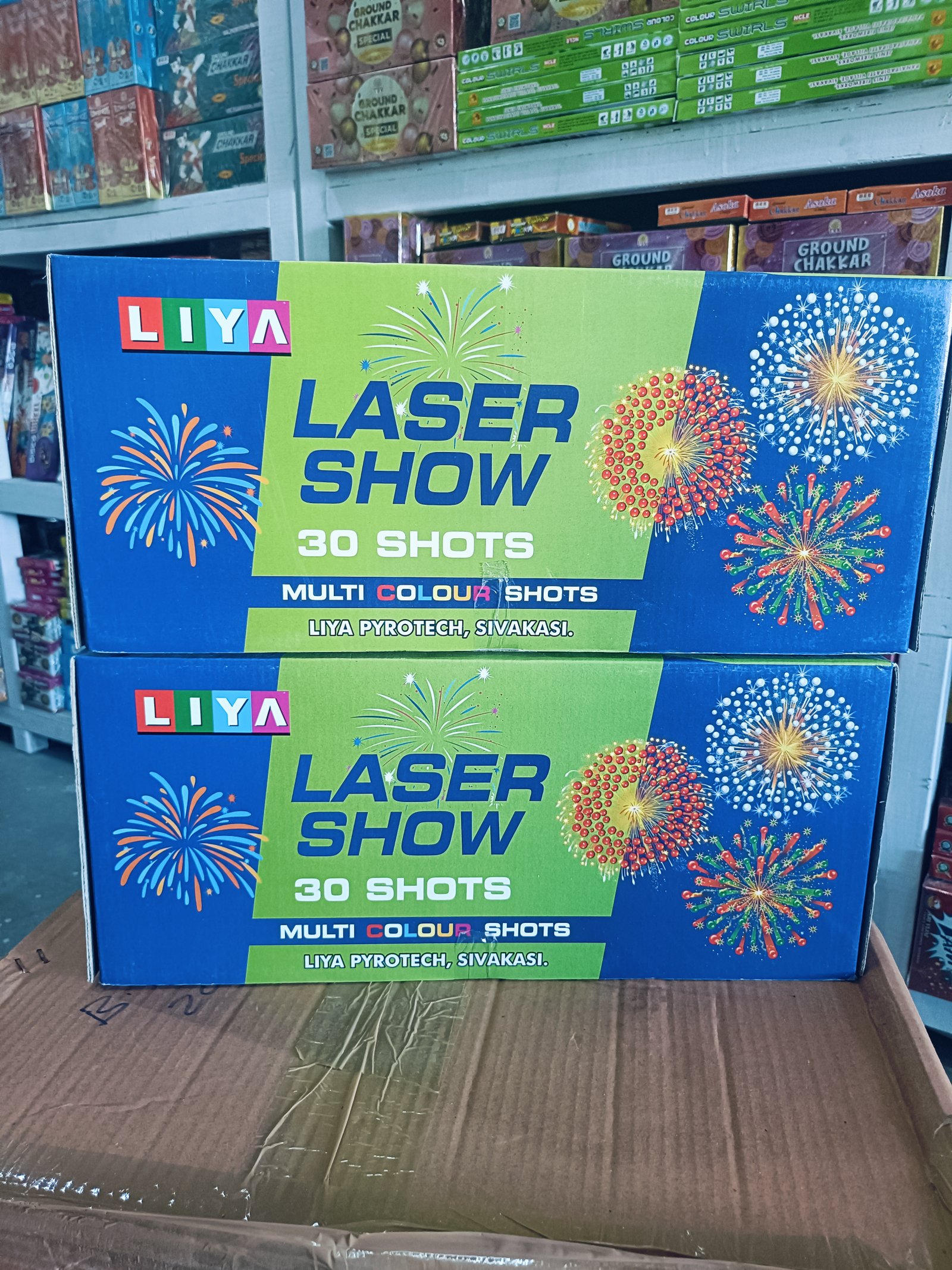 30 Multi Color Shot Branded
