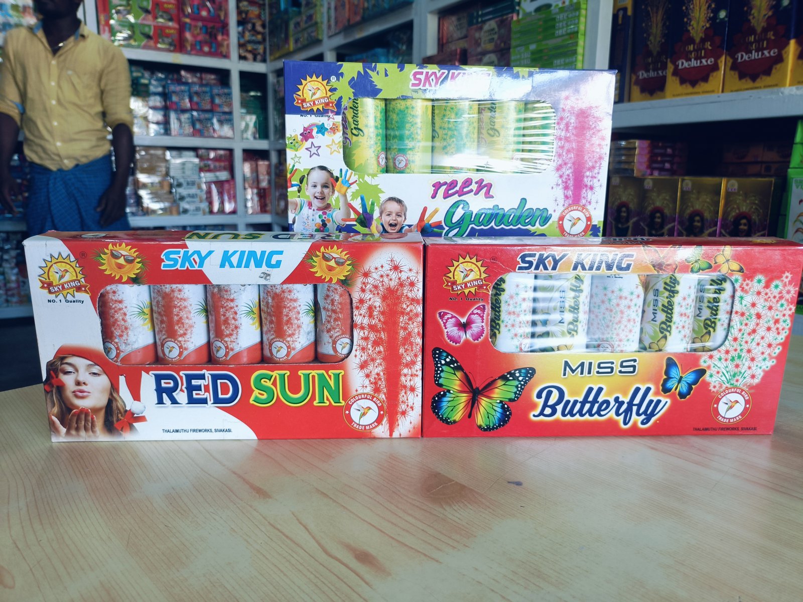 3’ Red Sun Shower
